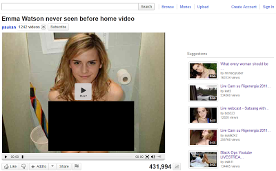 400px x 248px - Naked Emma Watson Videos Used To Spread Malware